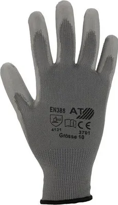 Produktbild von Strickhandschuh PolyurethanGrau Gr.11  12 Paar