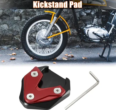 Image de 1 Ensemble De Béquille Latérale Pour Moto pour Honda Cb1300 20-23 Rouge