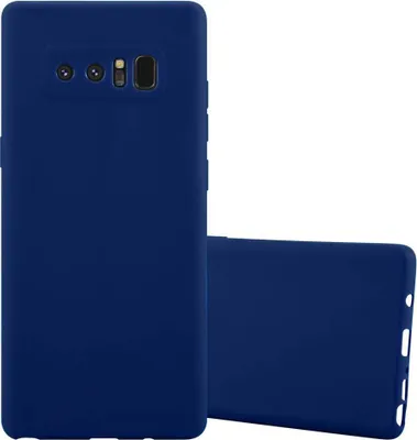 Image de Cadorabo Housse pour Samsung Galaxy NOTE 8 Housse en bleu Housse téléphone portable TPU Silicone Etui Case Cover