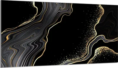 Produktbild von Herdabdeckplatte 90x52 Glaskeramikkochfeld Abdeckung Spritzschutz Glasplatte Deko Schneidebrett, Marmor Golden