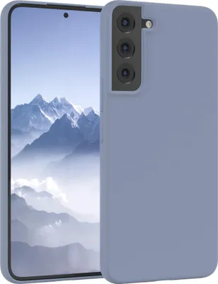 Produktbild von EAZY CASE Silikonhülle für Samsung Galaxy S22 Plus 5G Silikon Backcover Schutz in Blau