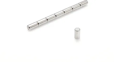 Image de Aimants néodyme 4 x 8 mm 100 pièces mm N38, extrêmement puissants, tableaux magnétiques, réfrigérateurs, tableaux blancs, bricolage