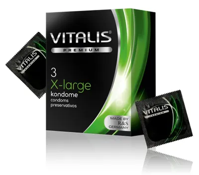 VITALIS Vitalis Premium X-Large – 3 prezerwatywy extra długie – zdjęcie 1