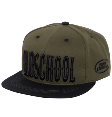 Produktbild von King Kerosin Flat Brim Cap Oldschool green/black