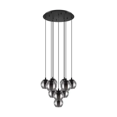 Produktbild von EGLO ARISCANI, Flexible Halterung, Schwarz, Schwarz, Glas, Stahl, Drinnen, IP20
