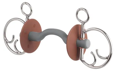 Produktbild von Beris Bits Springkandare Zungenbogenstange Soft 18 mm Kimblehook 120mm