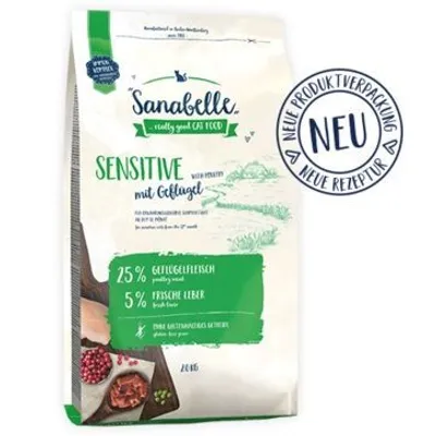 Produktbild von Sanabelle Sensitive mit Geflügel, Adult, jede Rasse, Geflügel, 400 g, Getreidefrei, Gluten-frei