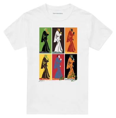 Immagine prodotto di Elvis Presley - Maglietta da uomo/donna unisex TV33426 (XL) (Bianca)