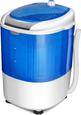 Immagine prodotto di COSTWAY Mini lavatrice 170W con centrifuga, lavatrice da campeggio con capacità di 2,5 kg, carica dall'alto per hotel, 36x34x51cm