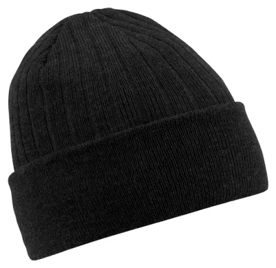 Image de Beechfield - Bonnet pour hommes/femmes unie FK1464 (taille unique) (noir)