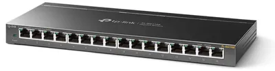 Zdjęcie produktu dla TP-Link TL-SG116E, Nie zarządzany, L2, Gigabit Ethernet (10/100/1000), Pełny dupleks