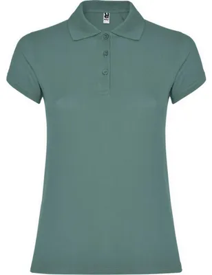 Productafbeelding van Roly - "Star" polohemd voor dames, model LT5622 (XXL) (Rustig blauw)