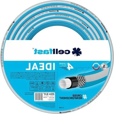 Produktbild von Famanu Gartenschlauch 20 Meter 4-lagig flexibel und langlebig - UV-beständig mit robustem Kreuzgeflecht - 27 bar -20 / +60 °C 3/4 Zoll