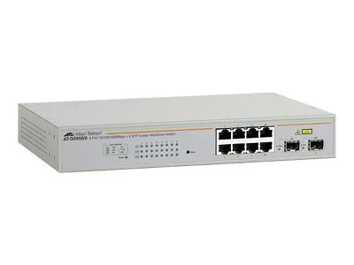 Produktbild von ALLIED 8x10/100/1000BaseT WebSmart Switch mit 2 unbestueckten SFP Slots
