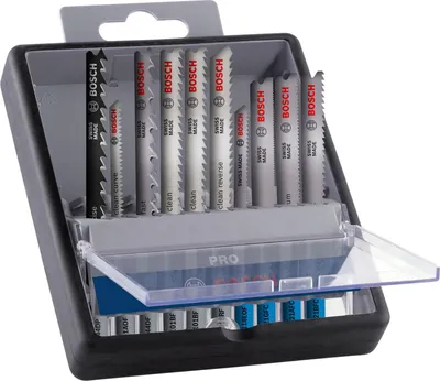 Immagine prodotto di BOSCH 2607011943 BOSCH PRO Wood and Metal Stichsägeblätter-Set 10-teilig