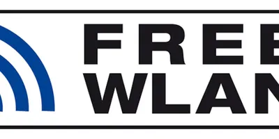 Produktbild von Hinweisschild Free WLAN" 200x48 mm"