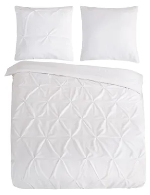 Productafbeelding van Pure Dekbedovertrek Micropercal Elegance - white 240x200/220cm