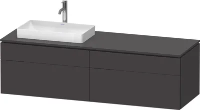 Produktbild von DURAVIT LC4871L80800000 Konsolen-WTU wh L-Cube 550x1600x482mm