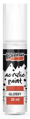 Produktbild von PENTART Acrylfarbe, glänzend, 20 ml, WEISS