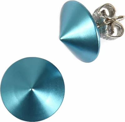 Produktbild von DeMarie Ohrstecker Metall 1,2cm hellblau ohne 144020053