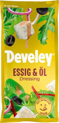 Zdjęcie produktu dla Develey sos sałatkowy ocet i olej sos sałatkowy drobno pikantny 75ml