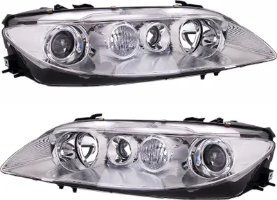 Produktbild von TYC Scheinwerfer Set für Mazda 6 6/2002-7/2005 H1 H3 NSW LWR Stellmotor Halogen