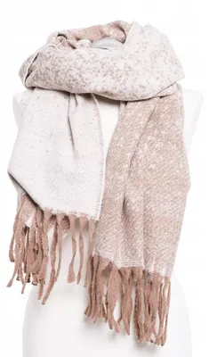 Productafbeelding van Moraj dames sjaal, gebreid, warm, modieus, elegant, beige
