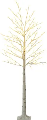 Produktbild von HOMCOM LED Baum 180 cm Lichterbaum, Kirschbaum mit 180 LEDs, 3 Helligkeitsstufen