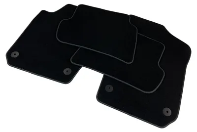 Productafbeelding van Seat Ibiza 4 (6J) originele vloermatten, velours, zwart, set, passend, tapijt, I-Tech