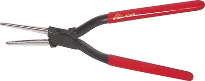 Image de Pince ronde Spengler 260 mm avec pointes longues | Trempé par induction & à travers | Denture & 65 mm de profondeur d'insertion | Pince professionnelle pour le travail de la tôle & l'artisanat