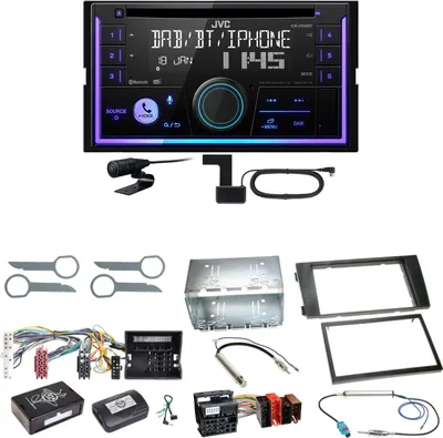Produktbild von JVC KW-DB95BT Bluetooth Digitalradio USB CD Einbauset für Audi A6 4B Facelift