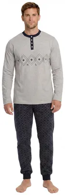 Immagine prodotto di Pigiama invernale in felpa da uomo Kisses&Love KL30202