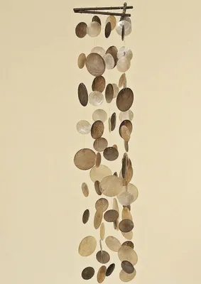Produktbild von Capiz,Muschel,Girlande,Windspiel,perlmutt,braun-beige-cremefarben,Mobile,NEU