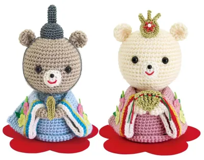 Produktbild von Olympus Amigurumi Häkelset – Momohina Bear Hina Puppe von Miyuki Ichikawa
