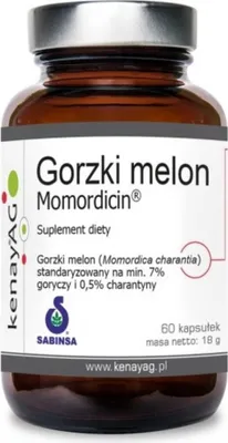 Image de Compléments alimentaires Kenay Gorzki Melon momordicine (60 caps.) BI3729
