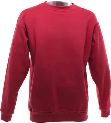 Image de UCC 50/50 Pullover / Sweatshirt, uni, col rond BC1193 (3XL) (Rouge)