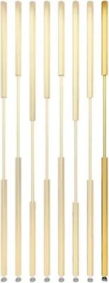 Produktbild von Famanu Raumteiler - Höhenverstellbar - 70 bis 180 cm - Gold