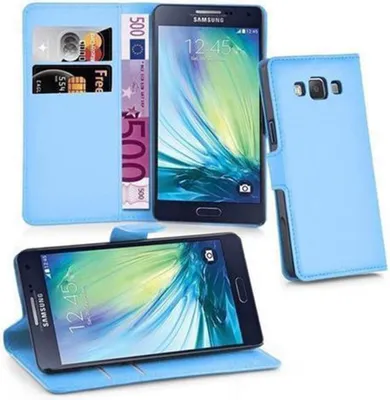 Obrázek produktu pro Cadorabo pouzdro pro Samsung Galaxy J5 2015 Protective Cover in Blue Pouzdro na mobil s magnetickým zavíráním