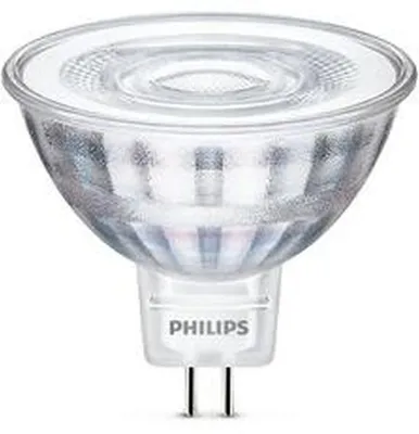 Produktbild von Philips Spot 35W MR16 GU5,3, 4,4 W, 35 W, GU5.3, 345 lm, 15000 h, Warmweiß