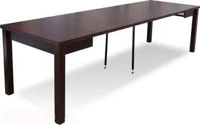 Produktbild von Tisch Esstisch Holztisch XXL Konferenztisch 100 x 100cm Ausziehbar 100x250 cm