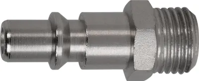 Produktbild von SW-Stahl 25049L Druckluft-Stecknippel, 1/4' Außengewinde