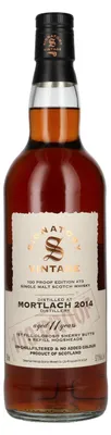 Image de Signatory Vintage 100 Proof Edition MORTLACH 11 Years Old Oloroso Sherry Butts #73 2014 57,1% Vol. 0,7l