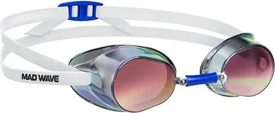 Zdjęcie produktu dla Madwave Racer Sw Rainbow Gogle do pływania z lustrzanymi soczewkami przezroczysty przezroczysty jeden rozmiar