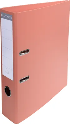 Produktbild von Exacompta 10x Ordner Prem'Touch PVC, Rücken 70mm, 32x29cm A4 Maxi, Lachs, 53705E