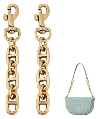 Produktbild von 2 STK Taschen Verlängerungsketten Legierungs 12cm Antik Goldene Crossbody Schultertaschenriemen Verlängerungsketten Mit Drehbarer