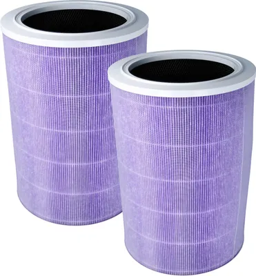 Produktbild von vhbw 2x HEPA Filter kompatibel mit Xiaomi Mi Air Purifier 2S Luftreiniger - Ersatz-Filter mit integriertem Aktivkohle-Filter, antibakteriell