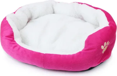 Produktbild von 50x40cm Katzenbett Katzenkissen Katzensofa Katzenkorb Katzendecke, Hundebett Katzenbett Hundekorb für Hunde und Katzen, rot, 50 cm, 40 cm