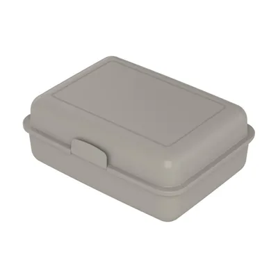 Image de Boîte à lunch "School-Box" grande - Boîte à goûter durable en canne à sucre - Boîte à pain idéale pour les enfants et les adultes - noisette