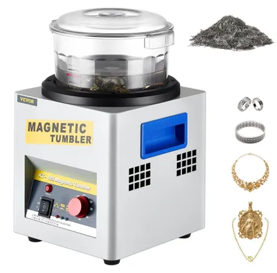 Obrázek produktu pro VEVOR Magnetická leštící stroj na šperky, 800g, profesionální leštící stroj na šperky