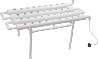 Zdjęcie produktu dla System uprawy hydroponicznej – zestaw do uprawy hydroponicznej – system bezglebowy do sadzonek, ziół i warzyw – do uprawy na balkonie i w pomieszczeniach